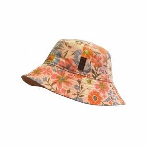 Patagonia Baby Hat 12–24M Sun Bucket Toasted Peach Floral Outdoor Eco-Friendly